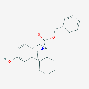 molecular formula C24H27NO3 B1604072 N-Benzyloxycarbonyl N-Desmethyl Dextrorphan CAS No. 159723-96-3
