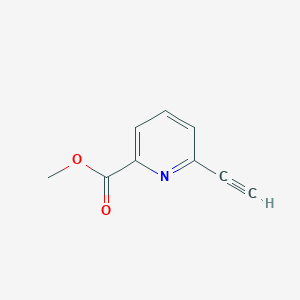 molecular formula C9H7NO2 B1604073 6-乙炔基吡啶甲酸甲酯 CAS No. 914950-66-6