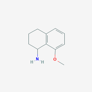 molecular formula C11H15NO B1604074 8-Methoxy-1,2,3,4-tetrahydronaphthalen-1-amine CAS No. 535935-61-6