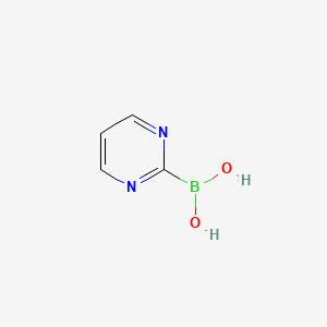 molecular formula C4H5BN2O2 B1604075 Pyrimidin-2-ylboronic acid CAS No. 851199-85-4
