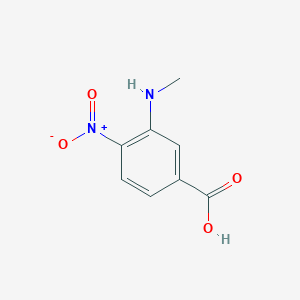 molecular formula C8H8N2O4 B1604077 3-(甲基氨基)-4-硝基苯甲酸 CAS No. 214778-10-6