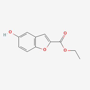molecular formula C11H10O4 B1604078 Ethyl 5-hydroxybenzofuran-2-carboxylate CAS No. 99370-68-0