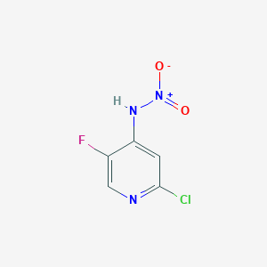 N-(2-Chloro-5-fluoropyridin-4-yl)nitramide