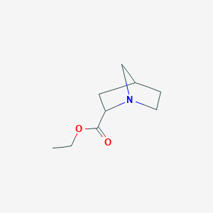 molecular formula C9H15NO2 B1604081 Ethyl 1-azabicyclo[2.2.1]heptane-2-carboxylate CAS No. 646055-79-0