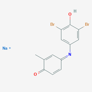 molecular formula C13H9Br2NNaO2+ B1604086 Sodium;4-(3,5-dibromo-4-hydroxyphenyl)imino-2-methylcyclohexa-2,5-dien-1-one CAS No. 5418-34-8