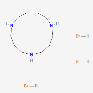 molecular formula C10H26Br3N3 B1604090 1,5,9-Triazacyclotridecane trihydrobromide CAS No. 74676-52-1