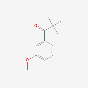 molecular formula C12H16O2 B1604102 1-(3-Methoxyphenyl)-2,2-dimethylpropan-1-one CAS No. 32578-12-4