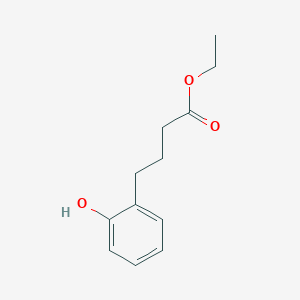 molecular formula C12H16O3 B1604110 Ethyl 4-(2-hydroxyphenyl)butanoate CAS No. 20921-17-9