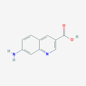 molecular formula C10H8N2O2 B1604117 7-Aminoquinoline-3-carboxylic acid CAS No. 1337881-29-4
