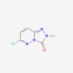 molecular formula C6H5ClN4O B1604121 6-chloro-2-methyl[1,2,4]triazolo[4,3-b]pyridazin-3(2H)-one CAS No. 65866-54-8