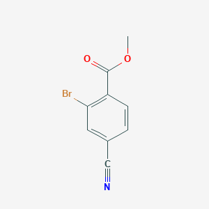 molecular formula C9H6BrNO2 B1604124 Methyl 2-bromo-4-cyanobenzoate CAS No. 98592-04-2