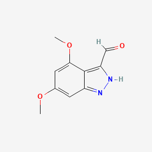 4,6-Dimethoxy-1H-indazole-3-carbaldehyde