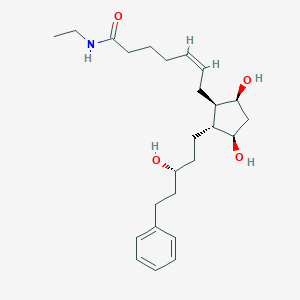 molecular formula C25H39NO4 B160414 Latanoprost ethyl amide CAS No. 607351-44-0
