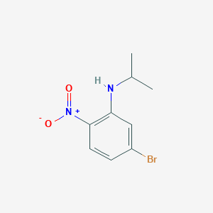 molecular formula C9H11BrN2O2 B1604141 5-溴-N-异丙基-2-硝基苯胺 CAS No. 863604-71-1