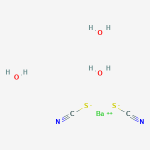 molecular formula C2H6BaN2O3S2 B1604143 Barium thiocyanate trihydrate CAS No. 68016-36-4