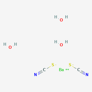 molecular formula C2H6BaN2O3S2 B1604143 Thiocyanic acid, barium salt, trihydrate CAS No. 68016-36-4