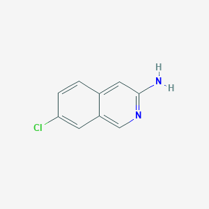 molecular formula C9H7ClN2 B1604152 7-氯异喹啉-3-胺 CAS No. 82117-29-1
