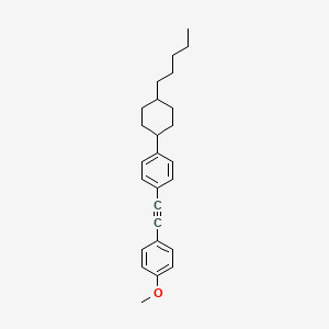 molecular formula C26H32O B1604154 反式-1-(2-(4-甲氧基苯基)乙炔基)-4-(4-戊基环己基)苯 CAS No. 372983-17-0