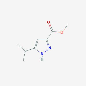 molecular formula C8H12N2O2 B1604162 5-异丙基-1H-吡唑-3-甲酸甲酯 CAS No. 1101877-35-3