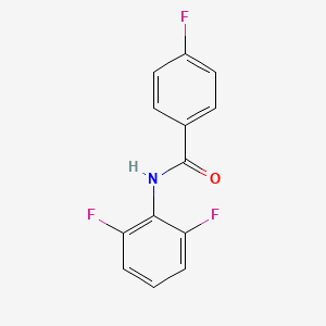 molecular formula C13H8F3NO B1604165 N-(2,6-Difluorophenyl)-4-fluorobenzamide CAS No. 639811-17-9