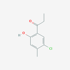 B1604168 1-(5-Chloro-2-hydroxy-4-methylphenyl)propan-1-one CAS No. 22362-65-8