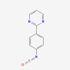 molecular formula C11H7N3O B1604172 2-(4-Isocyanatophenyl)pyrimidine CAS No. 216059-84-6