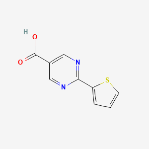 molecular formula C9H6N2O2S B1604174 2-Thien-2-ylpyrimidine-5-carboxylic acid CAS No. 916766-97-7