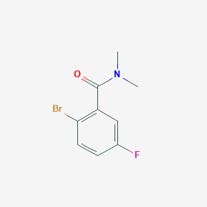 molecular formula C9H9BrFNO B1604178 2-bromo-5-fluoro-N,N-dimethylbenzamide CAS No. 951884-08-5