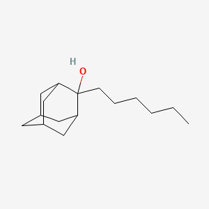 molecular formula C16H28O B1604180 2-Hexyladamantan-2-ol CAS No. 853179-56-3