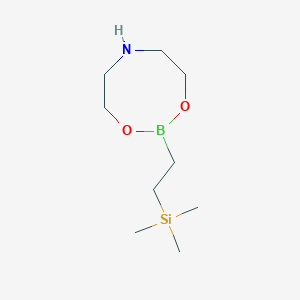 molecular formula C9H22BNO2Si B1604183 2-(2-(Trimethylsilyl)ethyl)-1,3,6,2-dioxazaborocane CAS No. 501014-43-3