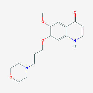 6-Methoxy-7-(3-morpholinopropoxy)quinolin-4-ol