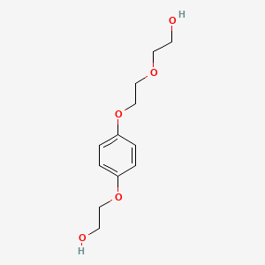 molecular formula C12H18O5 B1604188 2-{4-[2-(2-Hydroxyethoxy)ethoxy]phenoxy}ethan-1-ol CAS No. 849677-06-1