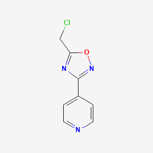 4-[5-(Chloromethyl)-1,2,4-oxadiazol-3-yl]pyridine