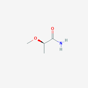 molecular formula C4H9NO2 B016042 (R)-(+)-2-Methoxypropionamide CAS No. 336111-21-8