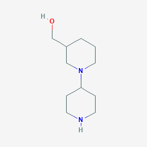 molecular formula C11H22N2O B1604201 [1,4'-Bipiperidin]-3-ylmethanol CAS No. 749860-71-7