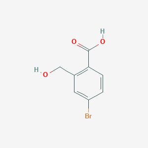 molecular formula C8H7BrO3 B1604210 4-Bromo-2-(hydroxymethyl)benzoic acid CAS No. 670256-21-0