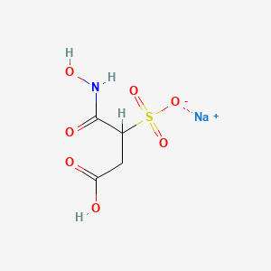 Sodium 3-carboxy-1-(hydroxyamino)-1-oxopropane-2-sulfonate