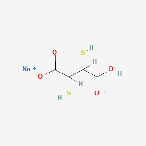 molecular formula C4H5NaO4S2 B1604224 二巯基琥珀酸钠 CAS No. 71799-86-5