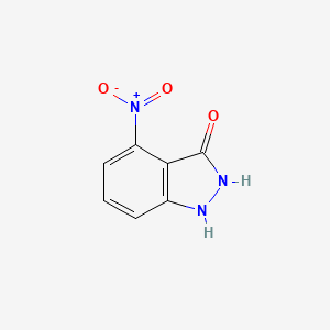 molecular formula C7H5N3O3 B1604225 4-Nitro-1H-indazol-3-ol CAS No. 7384-16-9