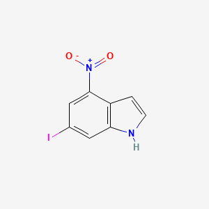 molecular formula C8H5IN2O2 B1604229 6-Iodo-4-nitro-1H-indole CAS No. 885520-55-8