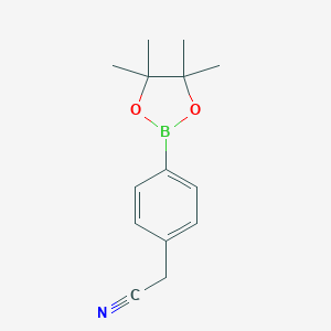 B160423 2-(4-(4,4,5,5-Tetramethyl-1,3,2-dioxaborolan-2-yl)phenyl)acetonitrile CAS No. 138500-86-4