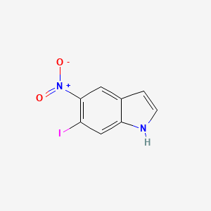 molecular formula C8H5IN2O2 B1604235 6-iodo-5-nitro-1H-indole CAS No. 1000343-00-9