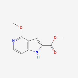 molecular formula C10H10N2O3 B1604240 methyl 4-methoxy-1H-pyrrolo[3,2-c]pyridine-2-carboxylate CAS No. 871583-16-3