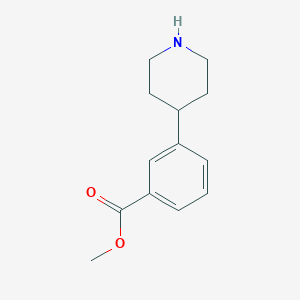 molecular formula C13H17NO2 B1604241 Methyl 3-(piperidin-4-yl)benzoate CAS No. 744197-23-7