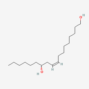 molecular formula C18H36O2 B1604245 1,12-Dihydroxy-9-octadecene CAS No. 540-11-4