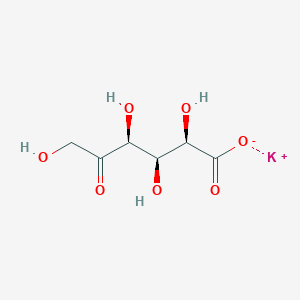 molecular formula C6H10KO7+ B1604249 5-Keto-D-gluconic acid potassium salt CAS No. 5447-60-9