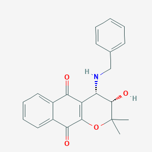 molecular formula C22H21NO4 B160425 CAY10581 CAS No. 1018340-07-2