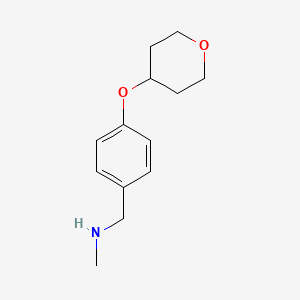 N-Methyl-4-(tetrahydropyran-4-yloxy)benzylamine