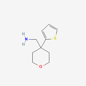 molecular formula C10H15NOS B1604254 (4-Thien-2-yltetrahydropyran-4-yl)methylamine CAS No. 906422-74-0