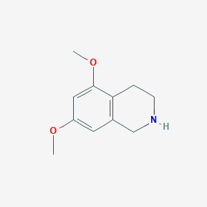 molecular formula C11H15NO2 B1604257 5,7-Dimethoxy-1,2,3,4-tetrahydroisoquinoline CAS No. 212184-86-6